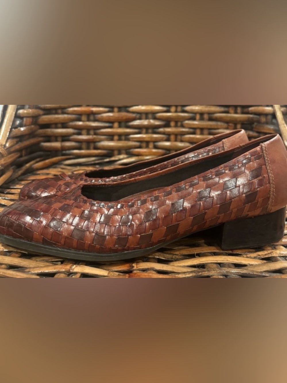 Trotters Aspen Woven Leather Loafer Brown Women's Shoe Size
8.5 Great Condition